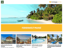 Tablet Screenshot of ferienwelt-mainz.de